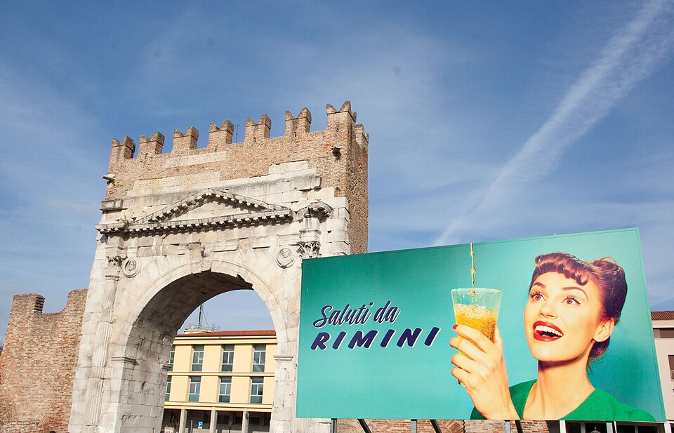 Foto vom Corso d’Augusto in Rimini