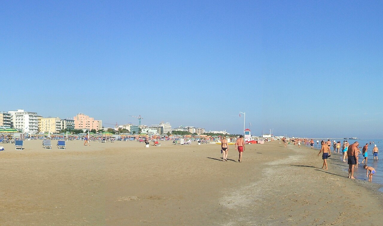 Foto vom Strand in Rimini