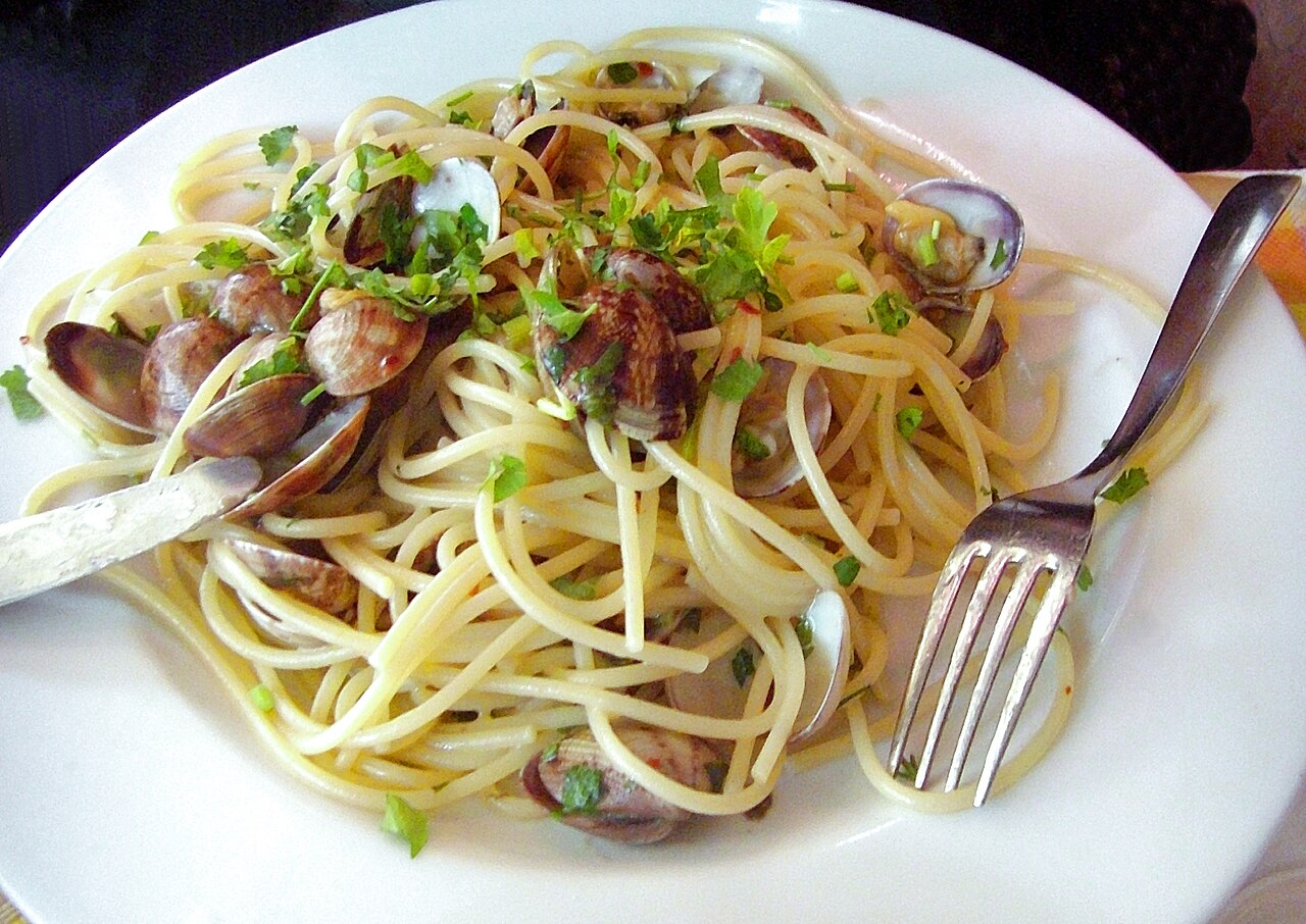Foto von Pasta mit Meeresfrüchten als Tipp für Lo Zodiaco